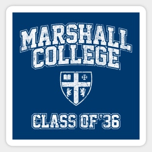 Marshall College Class of '36 (Indiana Jones) Sticker